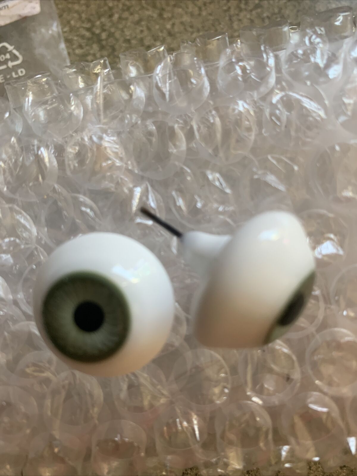 Popular Size 22mm  Glass Doll Eyes, 28mm Green, Beautiful Doll Eyes From Germany