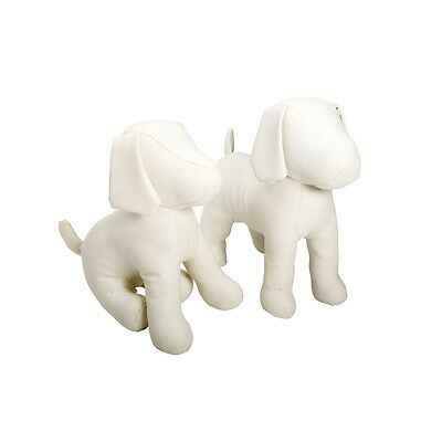 New White Or Blue Cleo Dog Mannequin Retail Display Model For Pet Accessories
