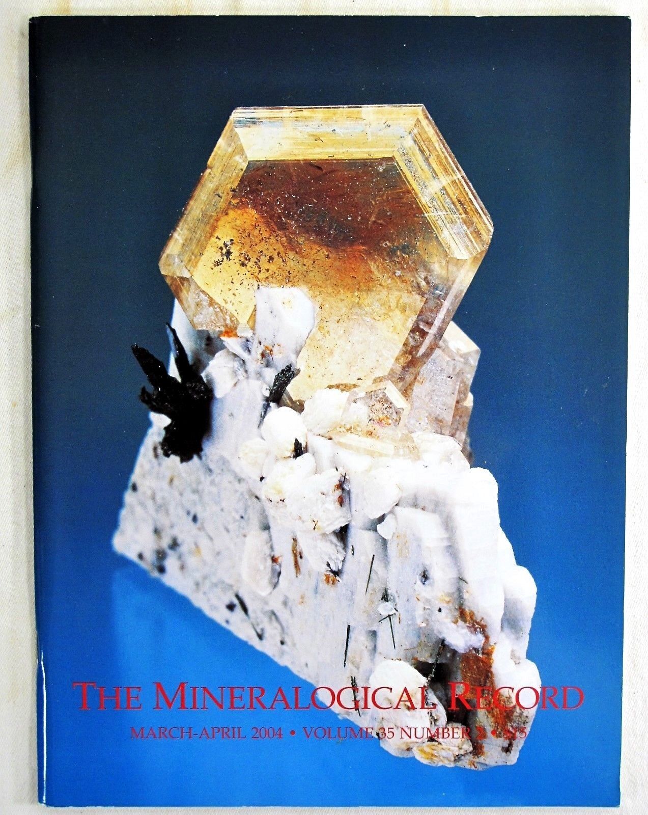 The Mineralogical Record Jeffrey Mine Argonite Fr Cicov Hill Czech Republic