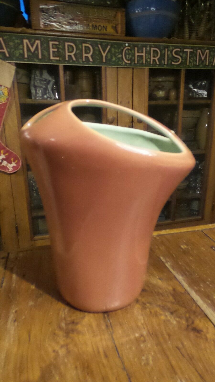 Vintage Red Wing 75th Anniversary Vase B1429, 187801953, Salmon
