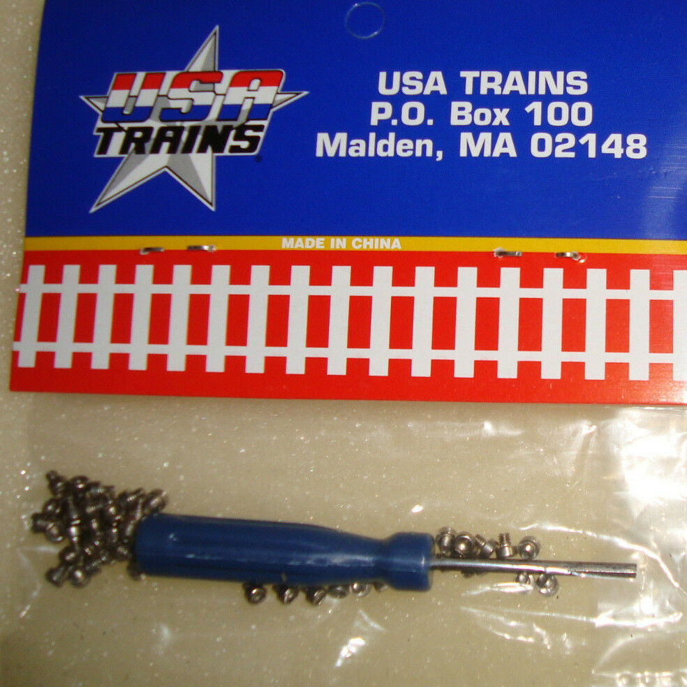 50 Stainless Steel Track Hex Screws R80002 For Usa Trains, Aristo, Bachmann