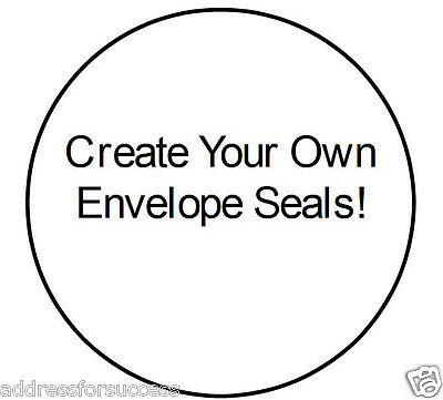 63 Custom Made 1" Round Envelope Seals Add Your Own Photo!